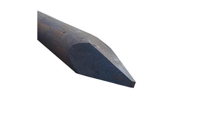 Uk 2.4m X 150mm Creosoted Machined Round Strainer Post Pointed