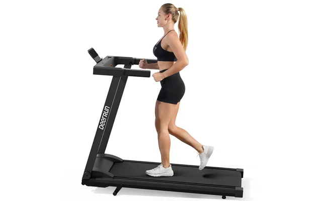 Deerrun A1 Pro Move Foldable Treadmill With 6% Incline 3.5 Hp, 16 Kph, 158kg Capacity, Compact Home Running Machine With