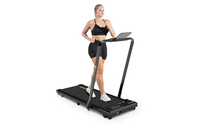 Deerrun A5 Pro Smart 2-in-1 Folding Treadmill Compact Walking Pad For Home & Office, 12kph, 145kg Weight Capacity - Blac