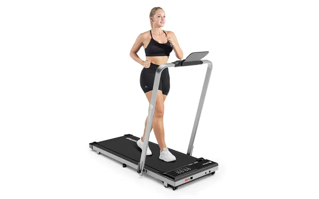 Deerrun A5 Pro Smart 2-in-1 Folding Treadmill Compact Walking Pad For Home & Office, 12kph, 145kg Weight Capacity - Silv