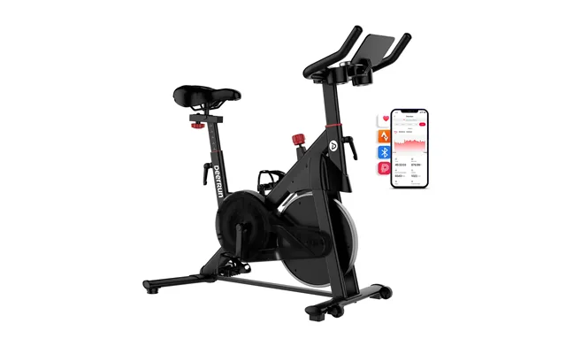 Deerrun S500 Pro King Size Indoor Exercise Bike For Tall Riders 32 Magnetic Resistance - Led Screen
