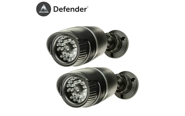 Defender Decoy Camera With Ir Leds - 2 Pack
