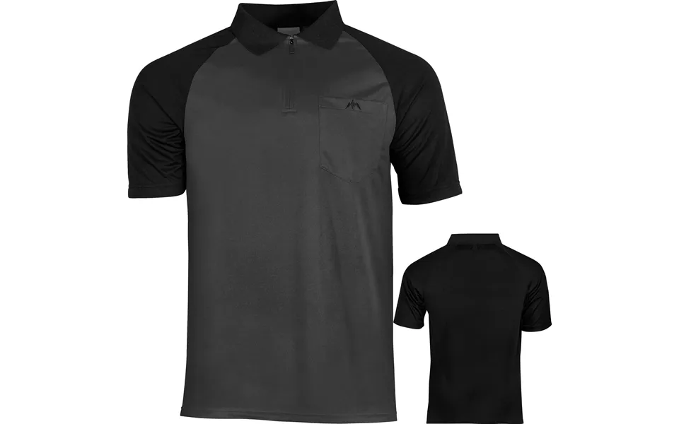 Mission Darts Exos Cool Fx Dart Shirt - Black & Grey