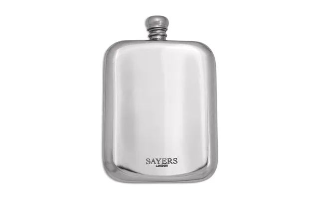 Sayers London Handmade Classic 6oz Pewter Hip Flask