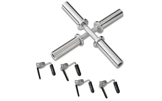 Dkn Olympic Chrome Dumbbell Bars With Collars