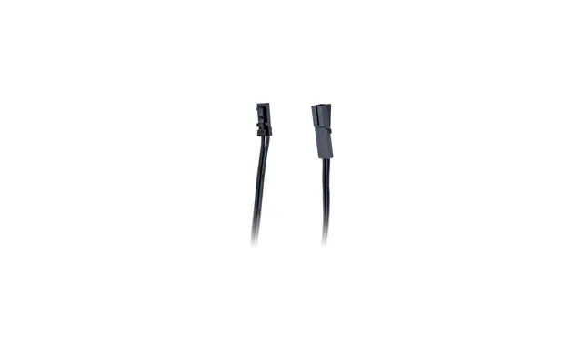 12v 2m Driver Extension Lead Male Female 2 Pin Black Integral Led