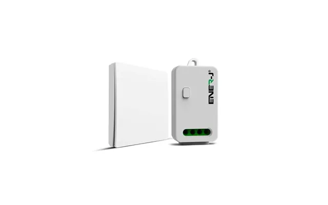1g Wireless Kinetic Switch Non Dimmable & Wi-fi 5a Rf Receiver Bundle Kit Ener-j Eco Range