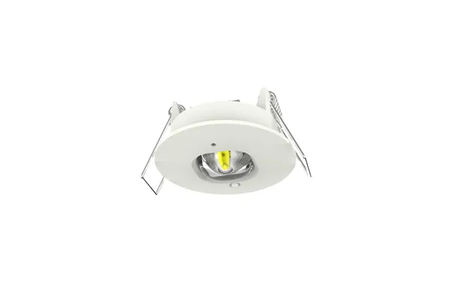 1w Emergency Compact Downlight Non-maintained 4000k Open Area Manual Test Integral Led