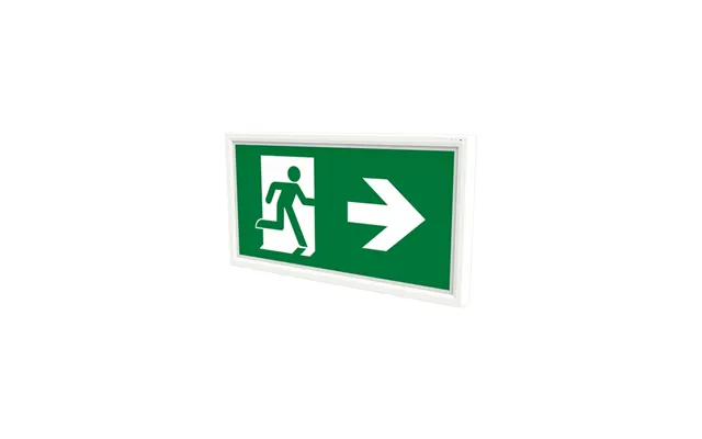 1w Emergency Exit Box Manual Test Including Up Down Left Right Legends Integral Led