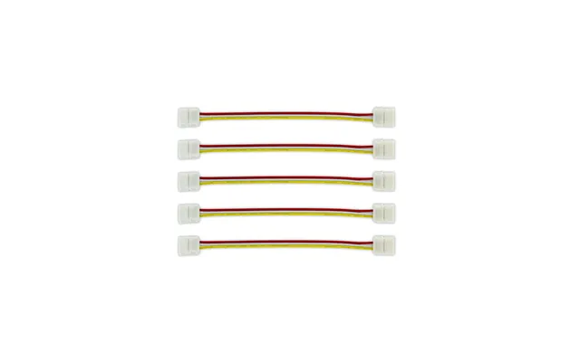 2-way Connector 150mm Wire For Ip20 Digital Pixel Rgb Strip Pack Of 5 Integral Led