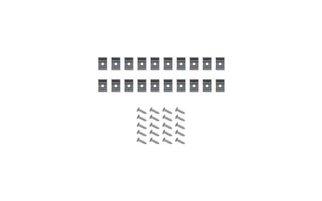 20 Metal Clips And Screws For Ip65 Neon Flex Strip Integral Led