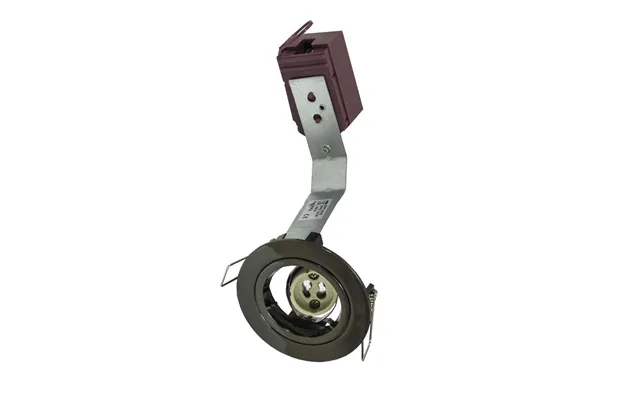 Ansell Gu10 Downlight Black Chrome Fixed