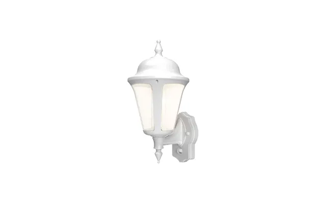 Ansell Latina Led Wall Lantern With Pir 8w White