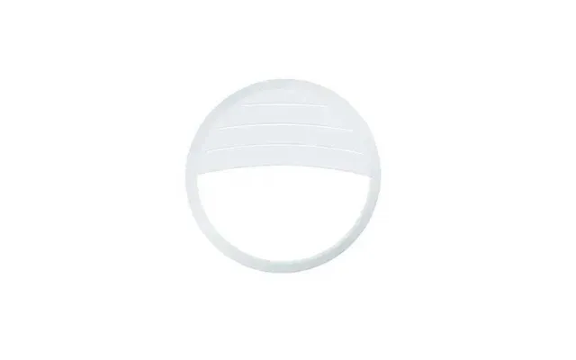 Ansell White Louvred Bezel Trim For 14w Delta Led Bulkhead