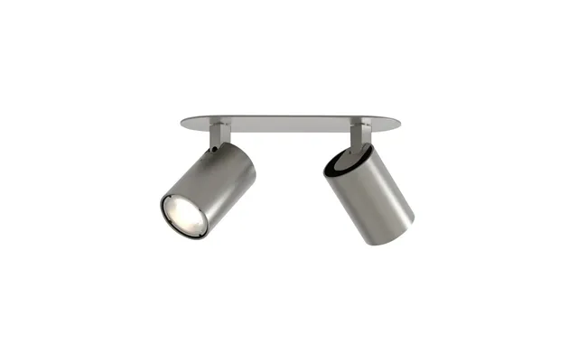 Ascoli Twin Recessed Matt Nickel Spotlight Astro