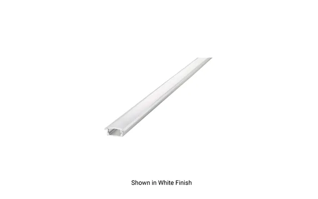 Black Anodised Aluminium Profile 2m For Recessed Mount Integral Led