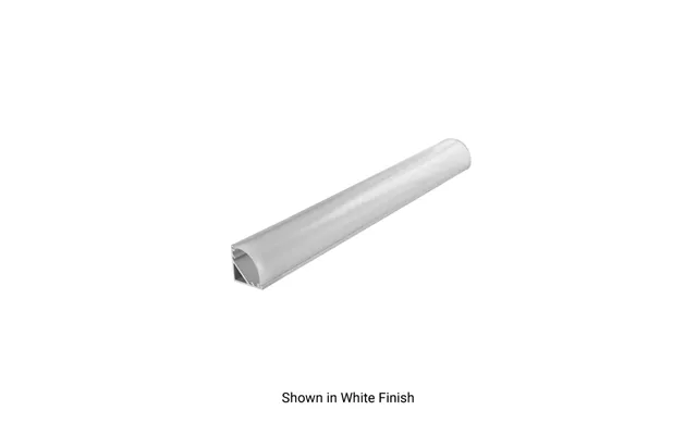 Black Anodised Aluminium Profile Corner 1m For Surface Mount Integral Led