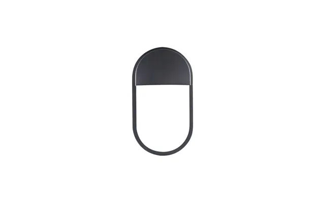 Black Oval Eyelid Accessory For Tough Shell Compact Bulkhead Integral Led