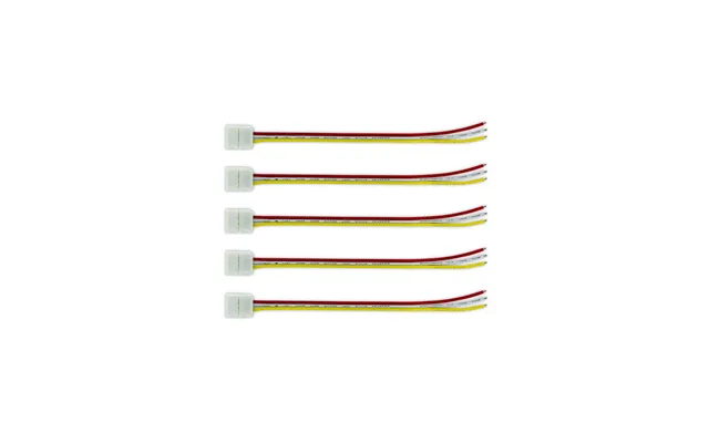 Connector 150mm Wire For Ip20 Digital Pixel Rgb Strip Pack Of 5 Integral Led
