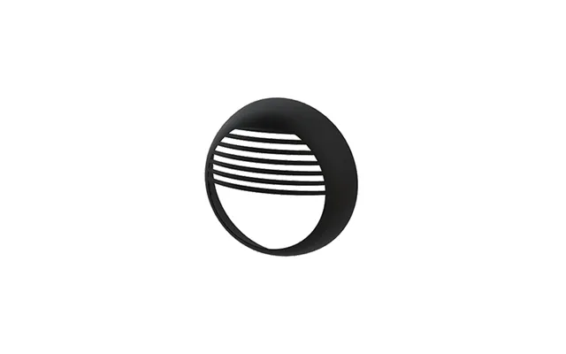 Evo Orb Half Louvre Bezel Matt Black Ovia