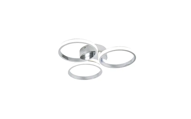 Flush 3 Ring Led Ceiling Light Chrome Forum Chios Ip44