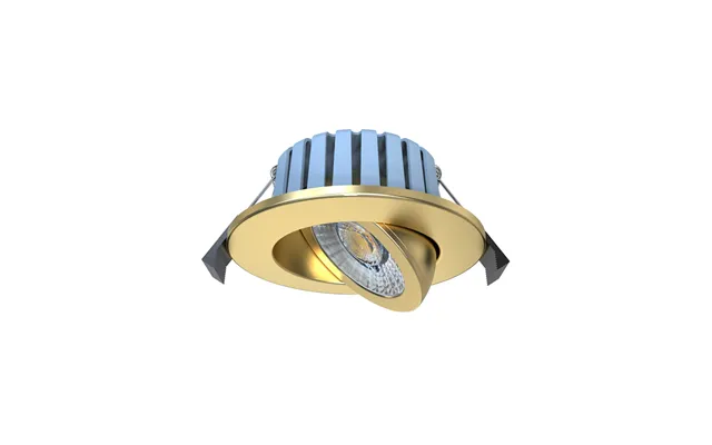 Forum Eden Ip65 Adjustable Fire Rated Led Downlight Satin Brass