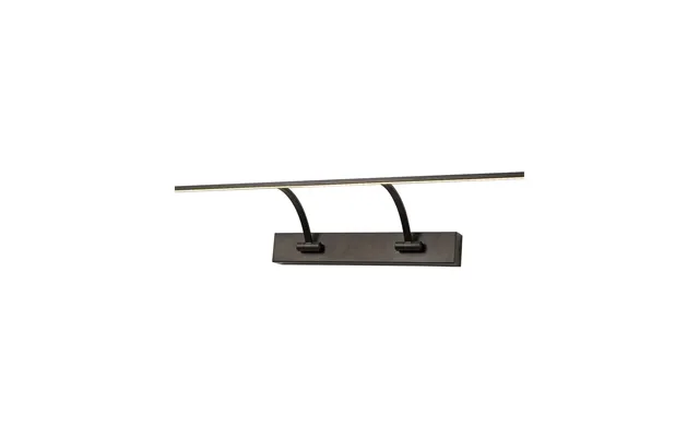 Gloranta 76cm 2 Arm Wall Light Picture Light 1x14w Led 3000k 1070lm Sand Black Luxuria
