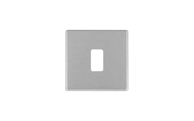 Hamilton G2 1 Gang Grid-fix Face Plate Satin Stainless Steel