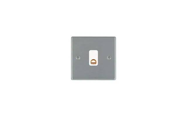 Hamilton Hartland 20 Amp Cable Outlet Satin Steel White