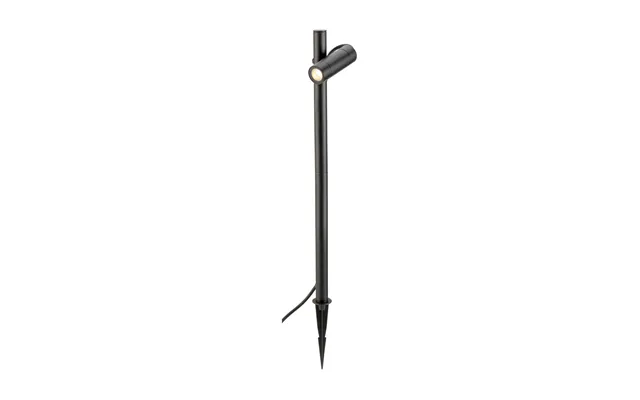 Helia Slim Pole Single Led Outdoor Free-standing Light Black Ip65 3000k Slv Lighting