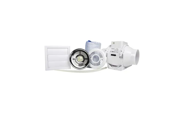 In-line Shower Fan Led Downlight Kit Airflow Aventa 100t