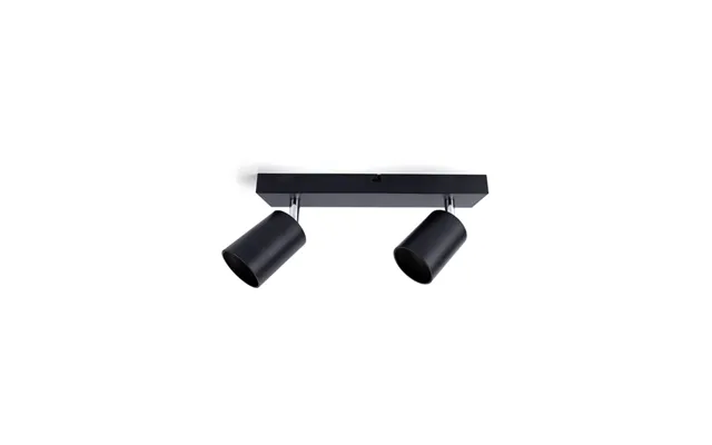 Indoor 2 Way Gu10 Bar Ceiling Spotlight Black Integral Led