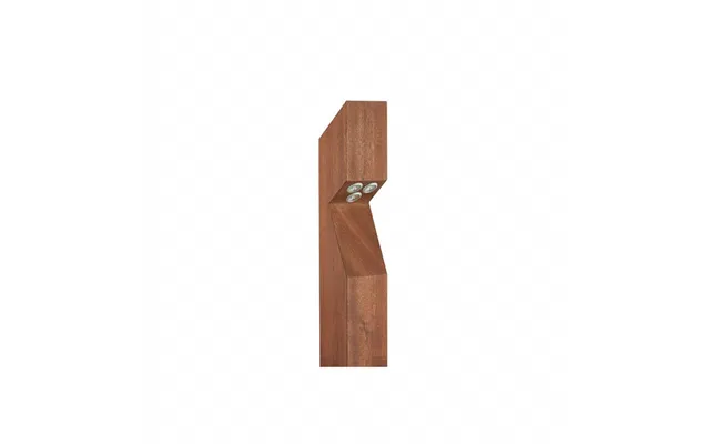 Led Bollard Mains Voltage Chamfered Top Base Entry Sapele 3000k Collingwood