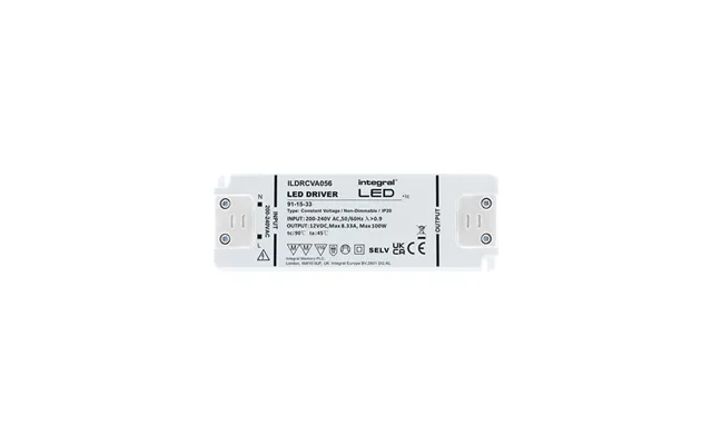 Led Driver Non-dimmable 12v Dc Ip20 Led Strip Constant Voltage 100w Integral Led