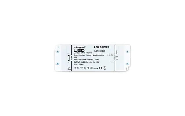 Led Driver Ultra-slim Non-dimmable 12v Dc Constant Voltage 100w Integral Led