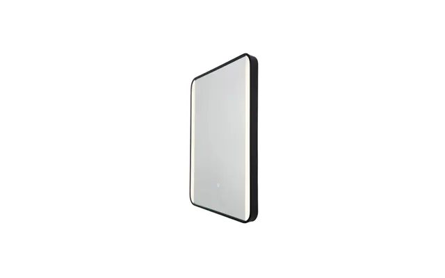 Lori 4000k Illuminated Bathroom Mirror Matt Black Forum Lighting
