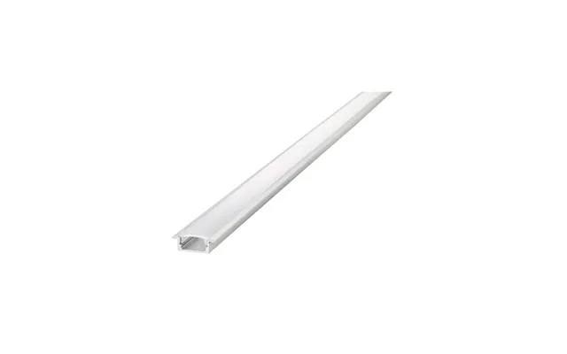 Recessed Frosted Diffuser 23.2x7.9mm Aluminium Profile Rail 1 Metre Integral Led