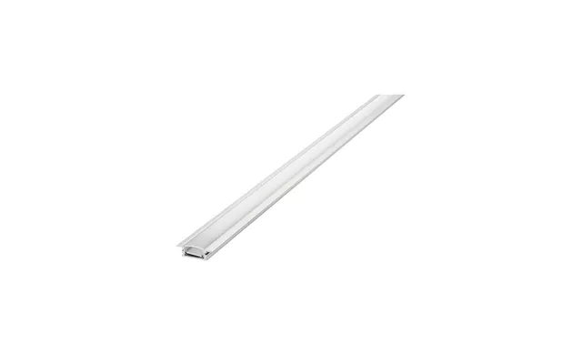 Recessed Frosted Diffuser 26.7x8mm Aluminium Profile Rail 1 Metre Integral Led