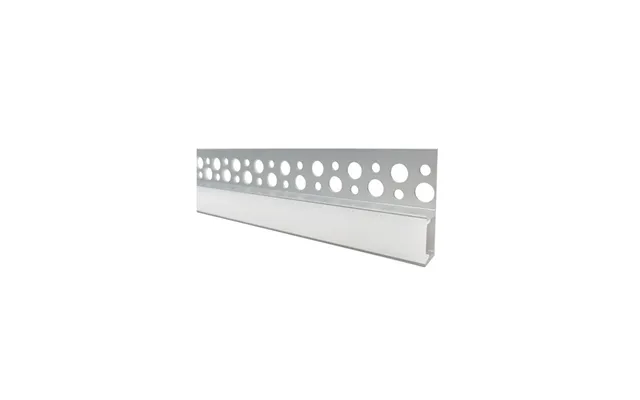 Recessed Frosted Diffuser Profile Aluminium Rail 1 Metre Integral Led