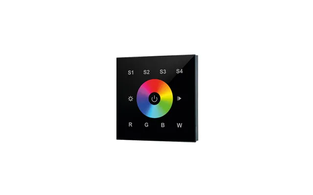 Rf Wall Mount Touch Remote 1 Zone Rgbw Controller Black Integral Led