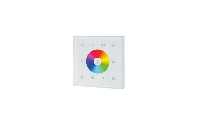 Rf Wall Mount Touch Remote 1 Zone Rgbw Controller White Integral Led