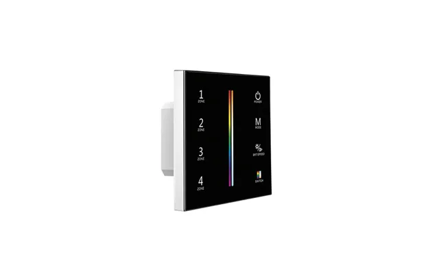 Rgb Tuneable White Battery Wall Controller Black Aurora