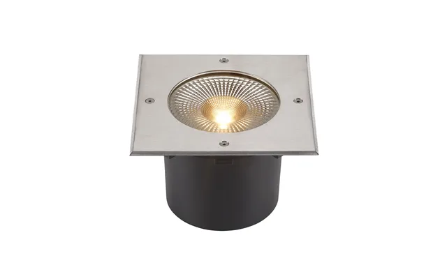 Rocci 200 El Square Stainless Steel In-ground Light 16w 3000k 120 Degrees Slv Lighting