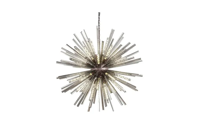 Seneca 120cm 32 Light E27 Round Pendant Brown Oxide Smoke Glass Luxuria