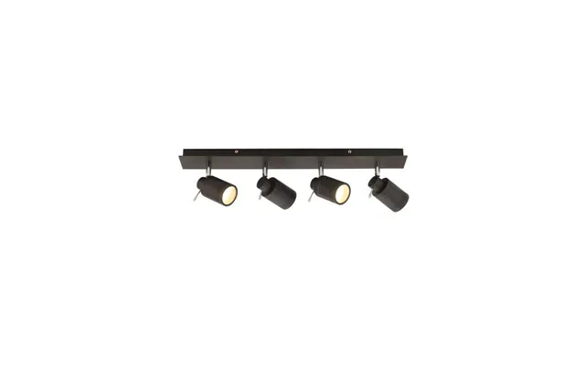Spotlight 4 Light Bar Gu10 Matt Black Forum Scorpius