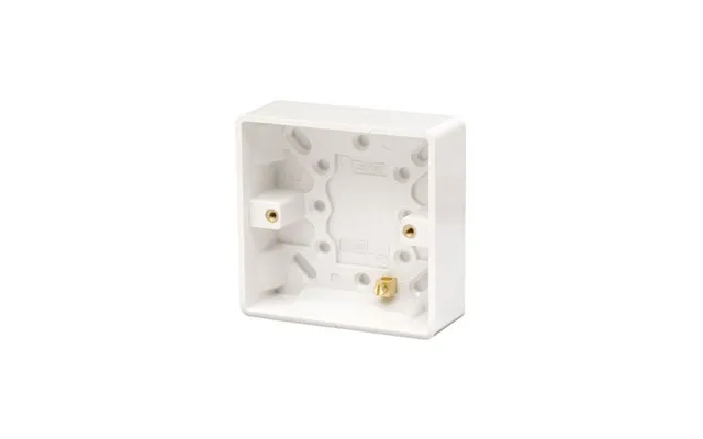 Surface Mounted 1 Gang 25mm Pattress Box Click Scolmore