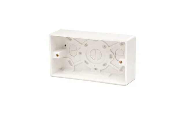 Surface Mounted 2 Gang 35mm Moulded Box Click Scolmore