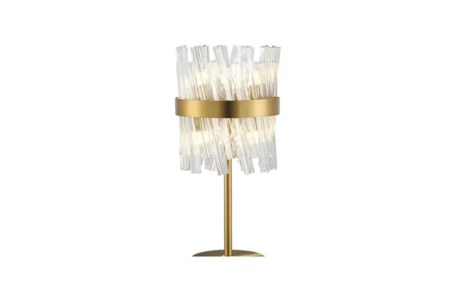 Sylph 6 Light G9 Table Lamp Brass Clear Luxuria