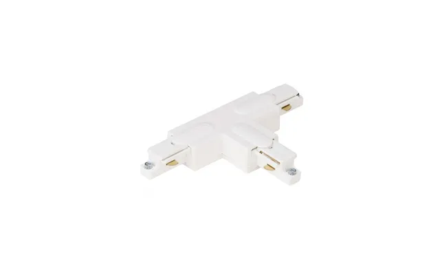 Track Lighting T Connector Inside Right White Aurora