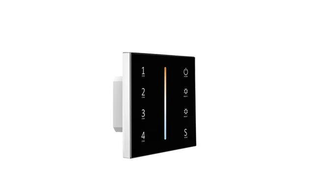 Tuneable White Battery Wall Controller Black Aurora